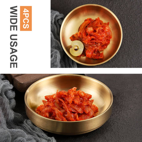 MDEOOSKY dish stacked display highlights easy storage and multiple plates.