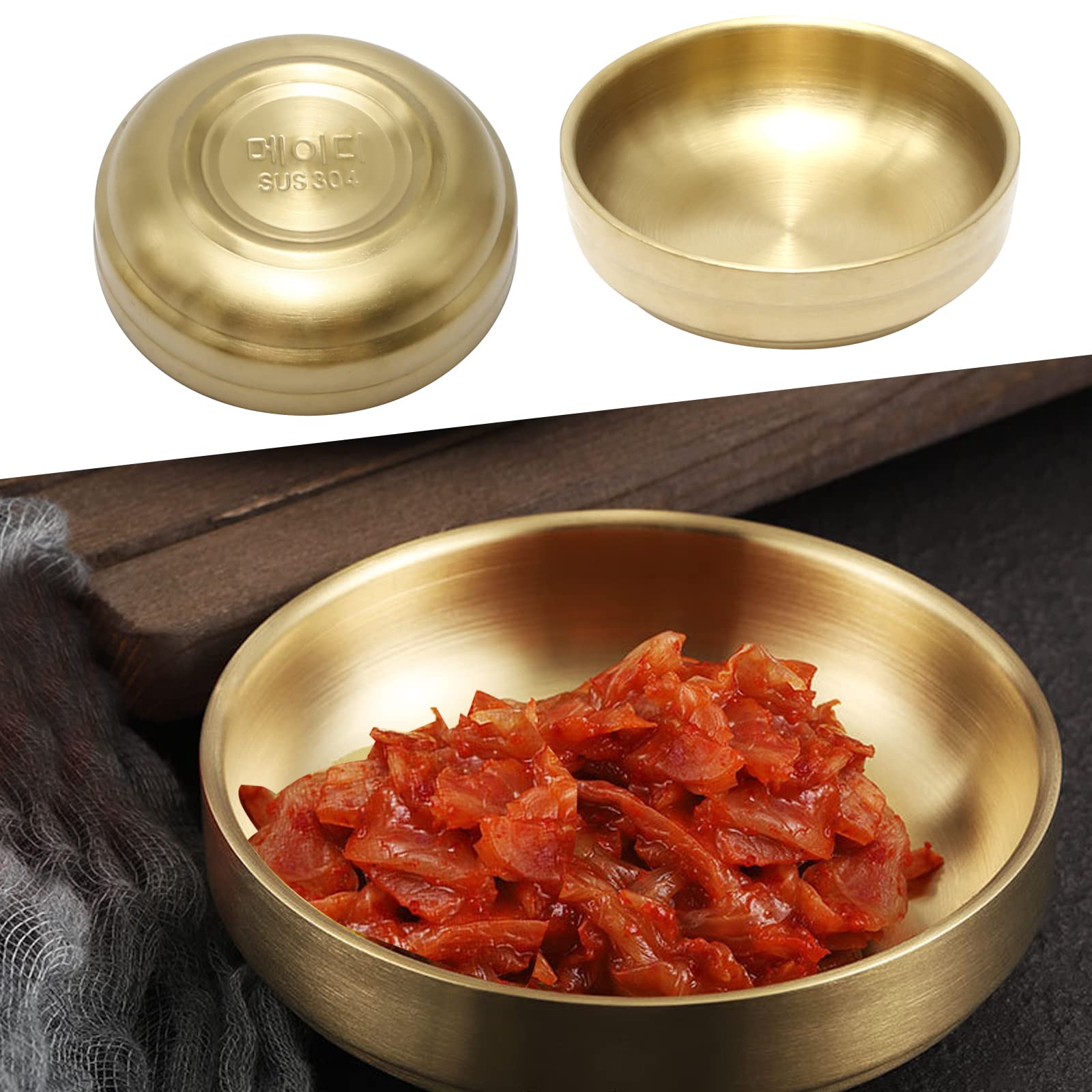 MDEOOSKY sauce dish with honey and ketchup for dipping.