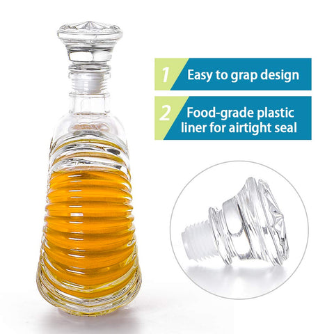 MDLUU Elegant bar display decanter adds sophistication to any shelf.