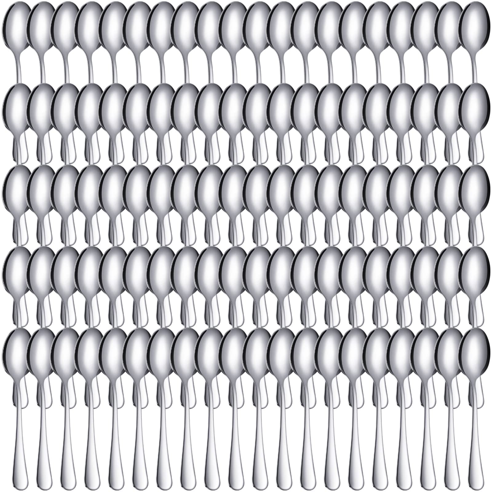 Meanplan demitasse spoons 4.33 inch for precise espresso stirring and tasting.