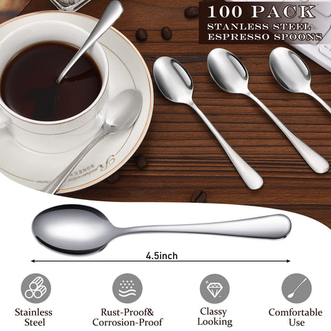 Meanplan demitasse spoons cappuccino-stir for easy coffee handling and tasting.