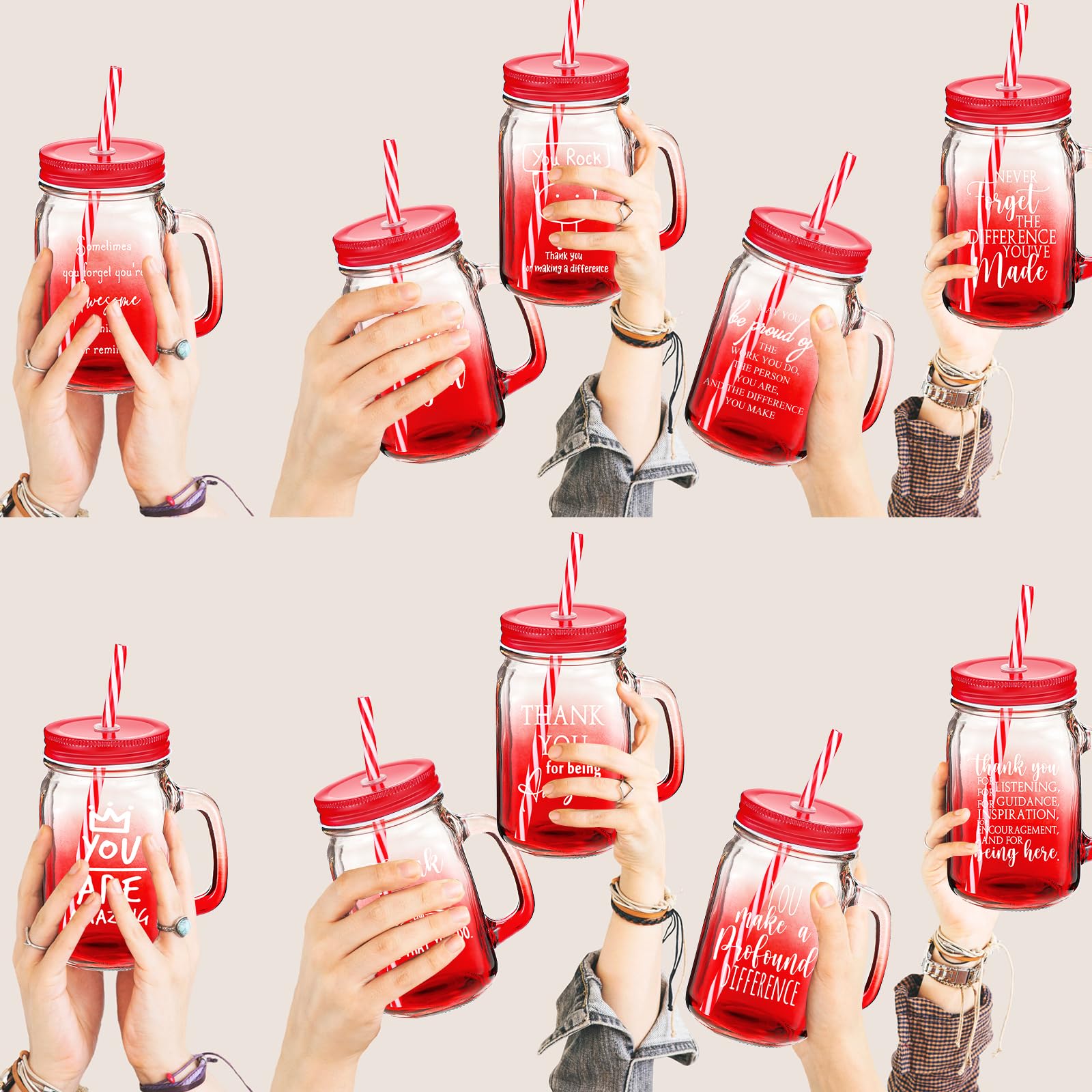 Meanplan teacher appreciation cup red for classroom rewards.