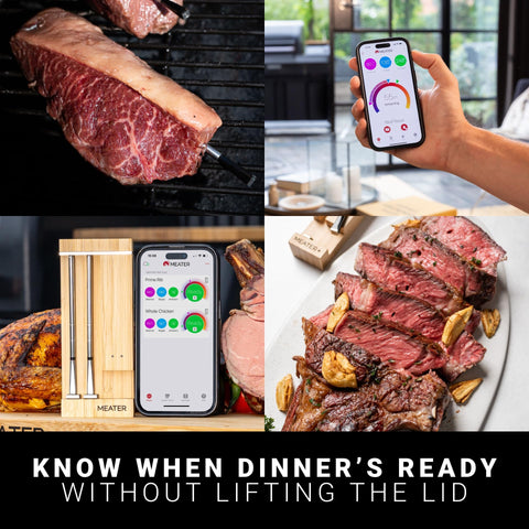 Meater Pro Duo advanced estimator helps plan cook and rest times.
