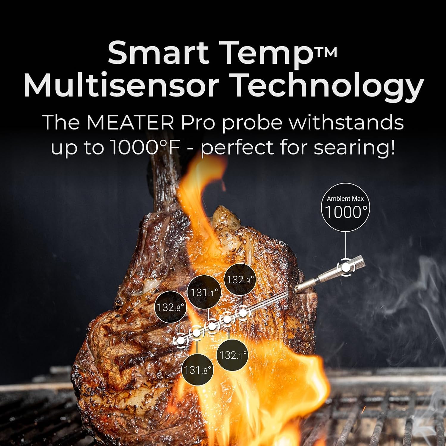 MEATER Pro used on grill, oven, and smoker to guide precision.