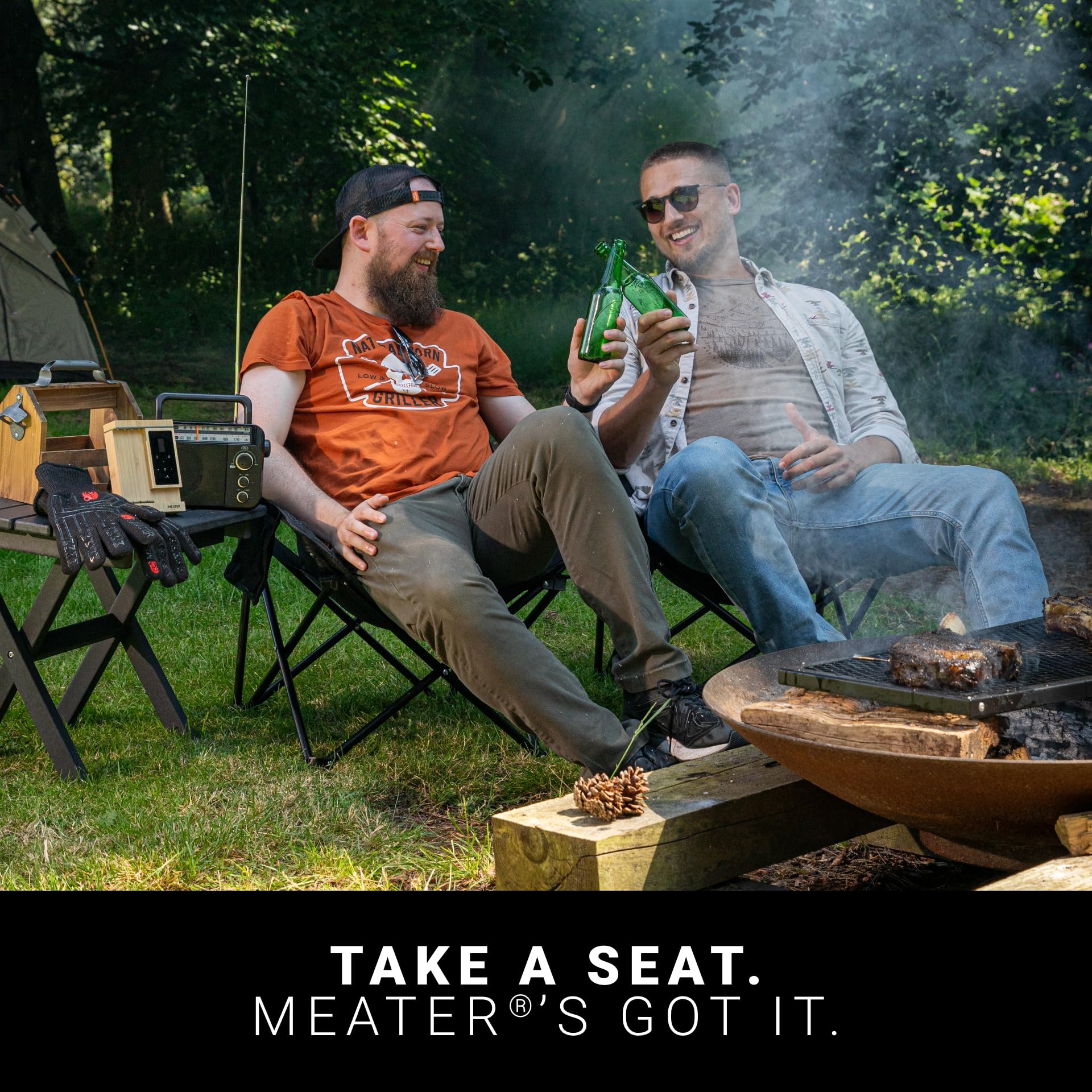 MEATER Pro XL showcasing Bluetooth and WiFi connectivity for remote cooking control