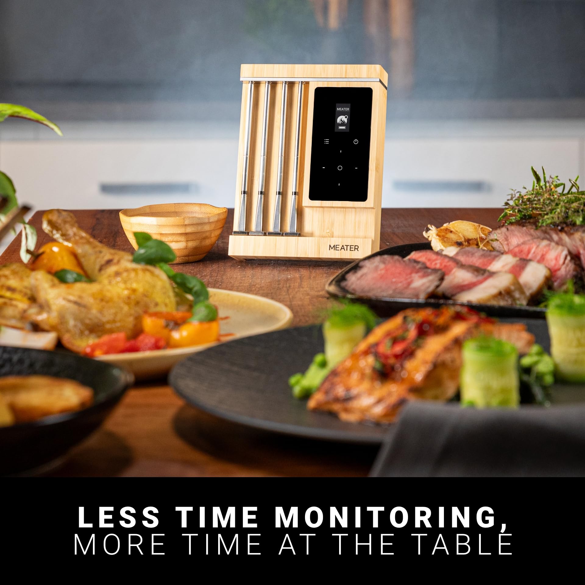 MEATER Pro XL withstands high heat up to 1000°F during grilling