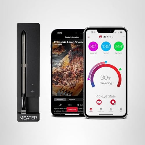 Meater SE app-guided cook system assists with planned timing and results.
