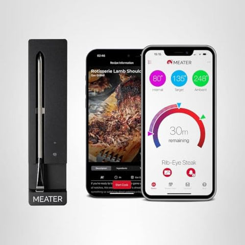 Meater SE app-guided cook system assists with planned timing and results.