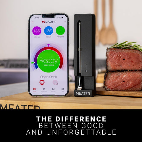 Meater SE rechargeable probe provides long battery life for cooks.