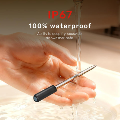 Meatmeet Pro high-accuracy sensor provides precise temperature readings
