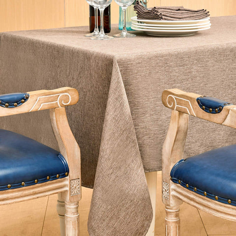 Mebakuk easy-care tablecloth ready for wipe-clean and machine wash