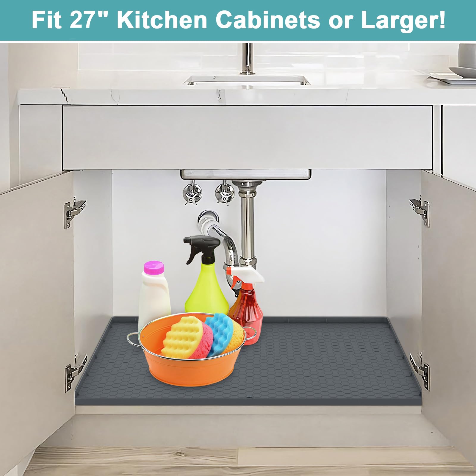 MECHEER multi-use surface mat suitable for pet areas or crafts.