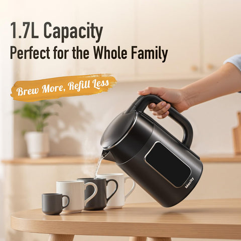 Mecity 1.7L capacity for families and guests