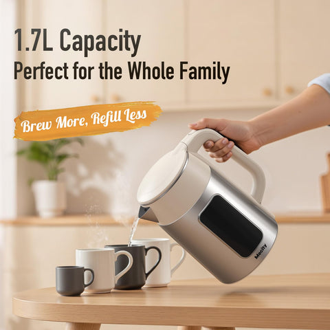 Mecity keep-warm up to 2 hours for flexible sipping throughout the day.
