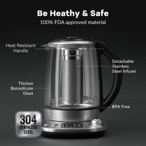 Mecity 304 stainless steel interior for durability and easy cleaning