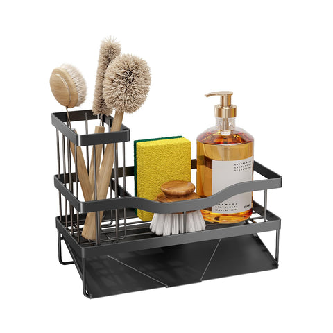Mecyfaty compact storage helps maintain a tidy, hygienic sink area.