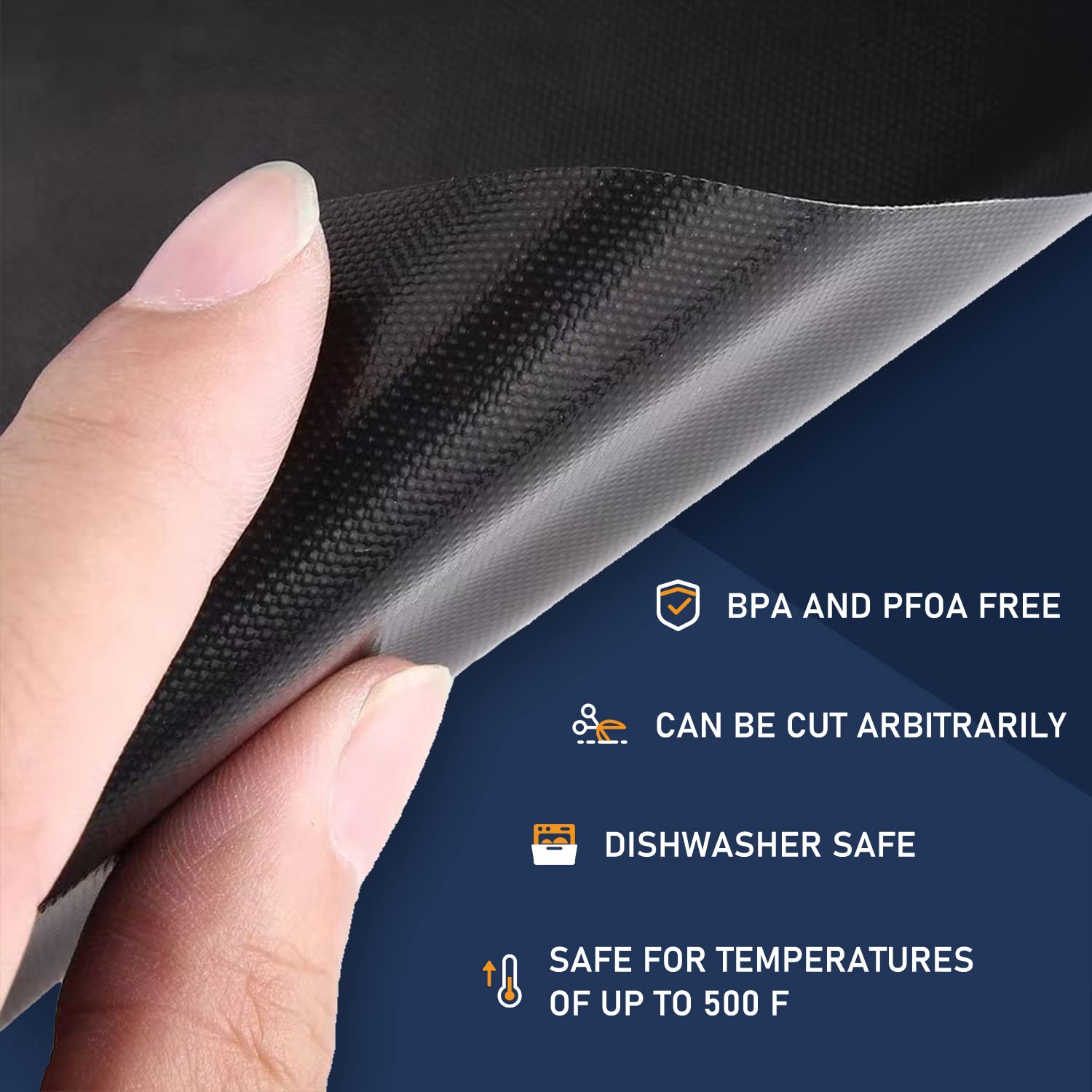 Meegoo oven liner is dishwasher safe for quick cleanup after meals