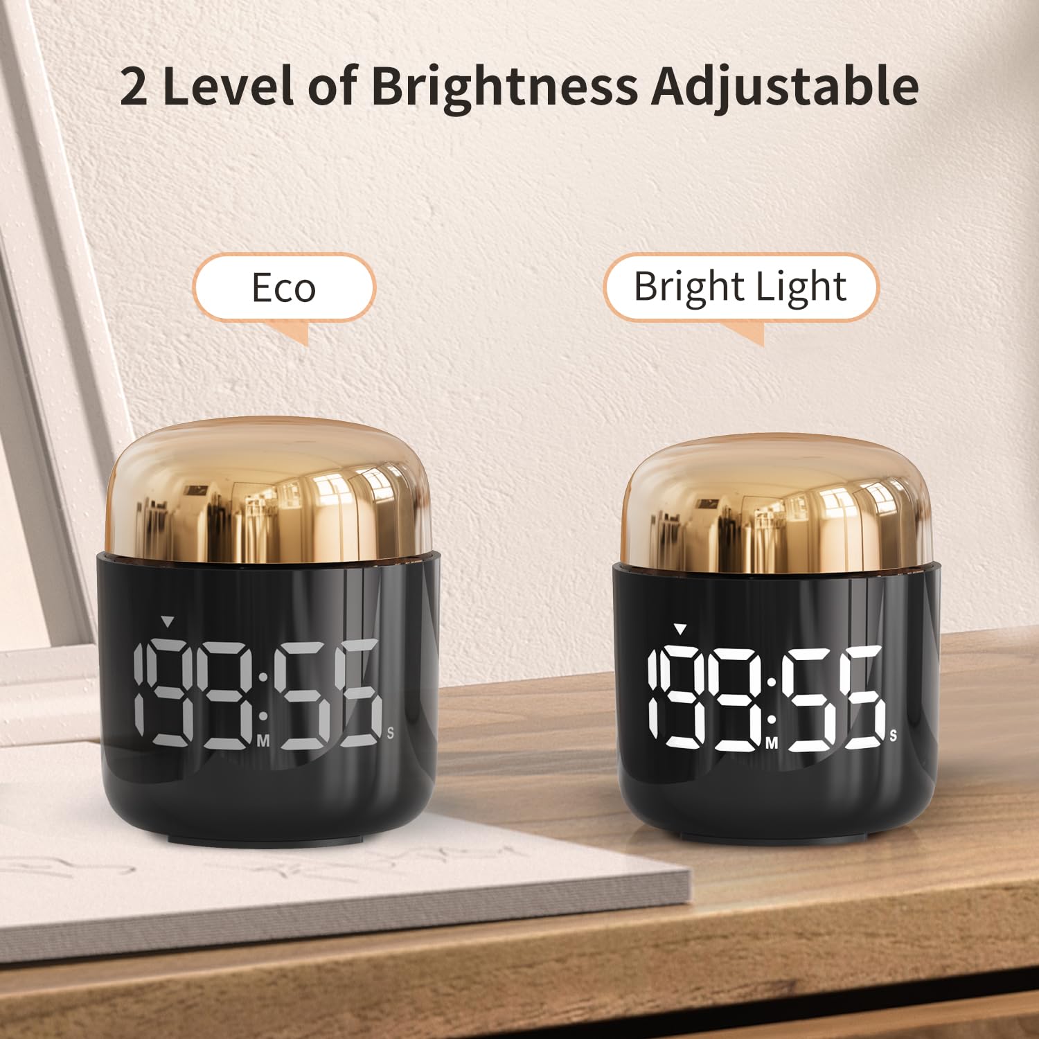 MeesMeek digital timer eco mode conserves power for longer operation.