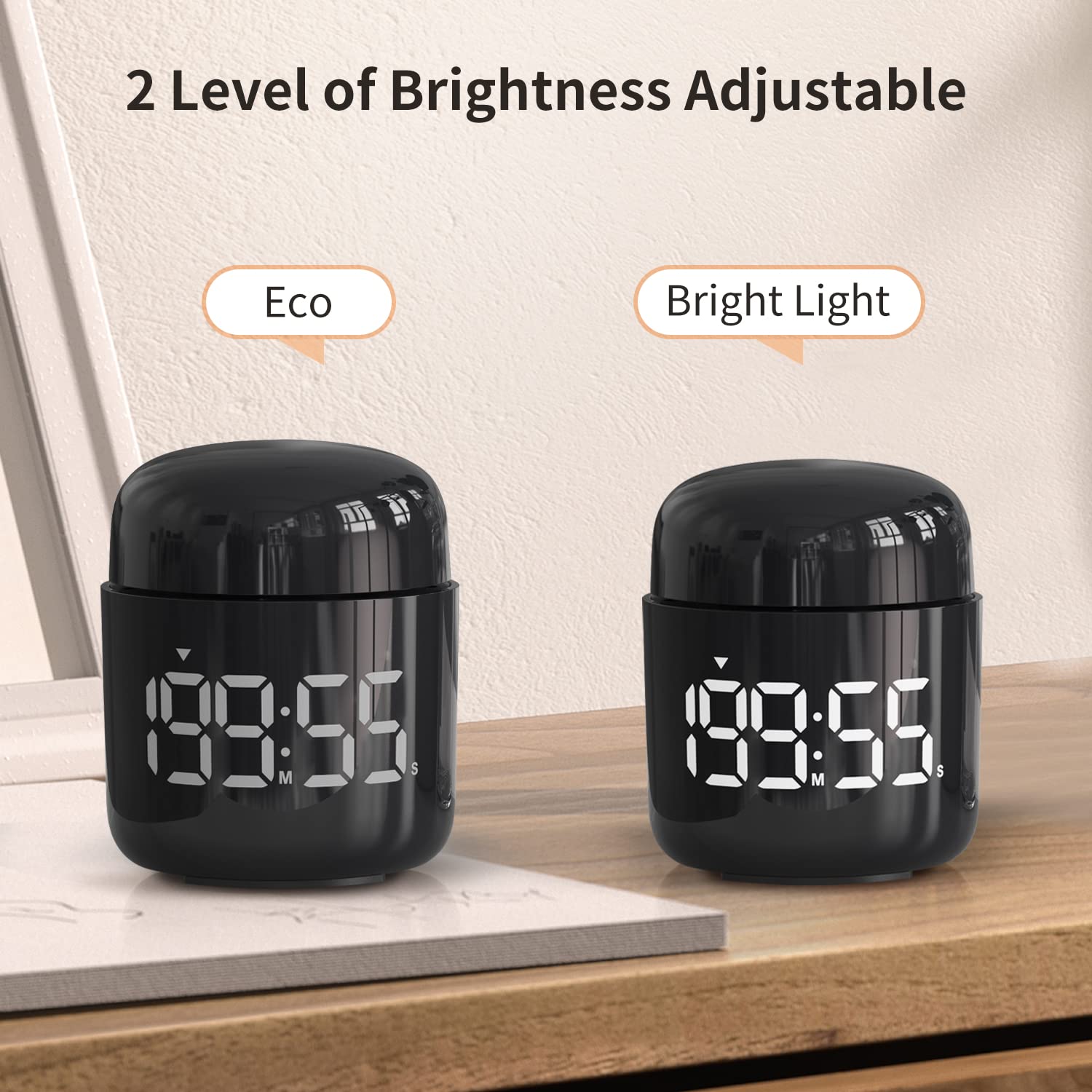 MeesMeek timer with ECO mode brightness for day and night use