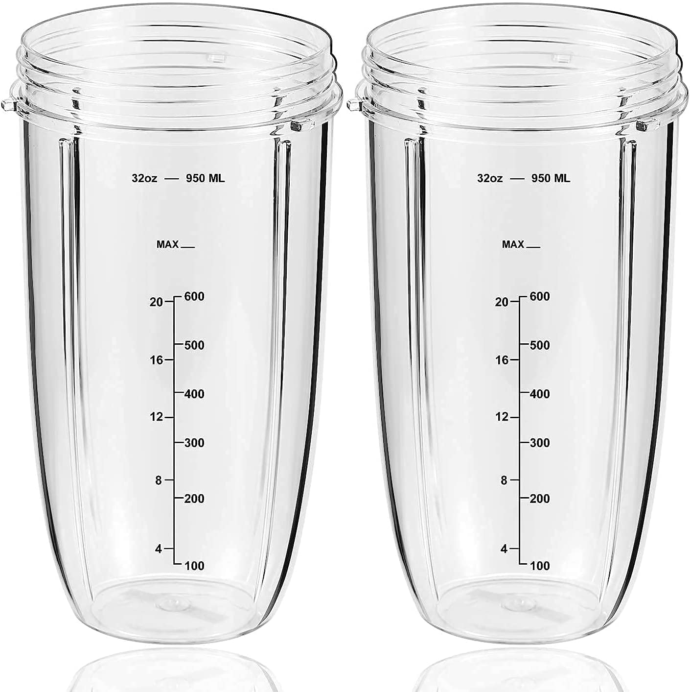 Empty MEET JUICE 32oz blender cup for versatile smoothie prep