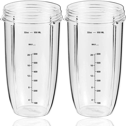 Empty MEET JUICE 32oz blender cup for versatile smoothie prep