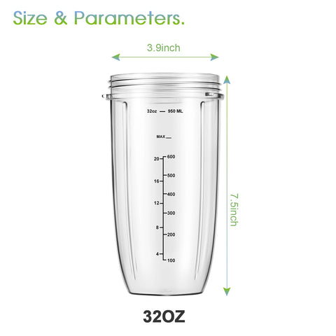 MEET JUICE 32oz cup two-pack for extra blending sessions
