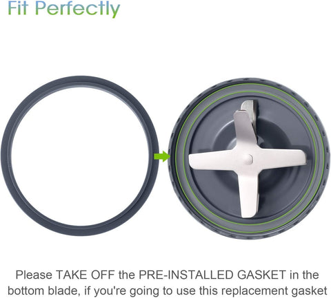 MEET JUICE NutriBullet rubber gasket for tight seals during everyday blends