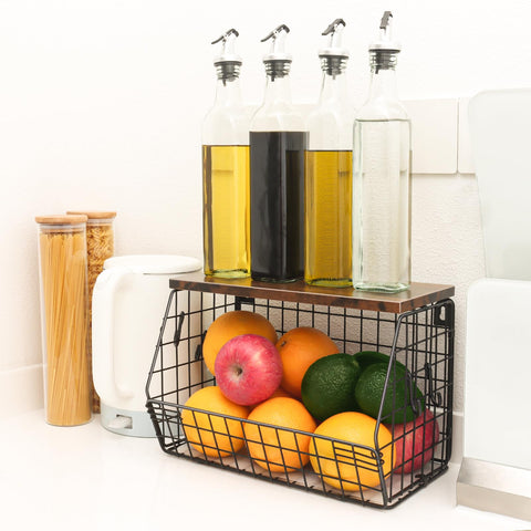 Mefirt banana hooks keep fruit separate and easily accessible.