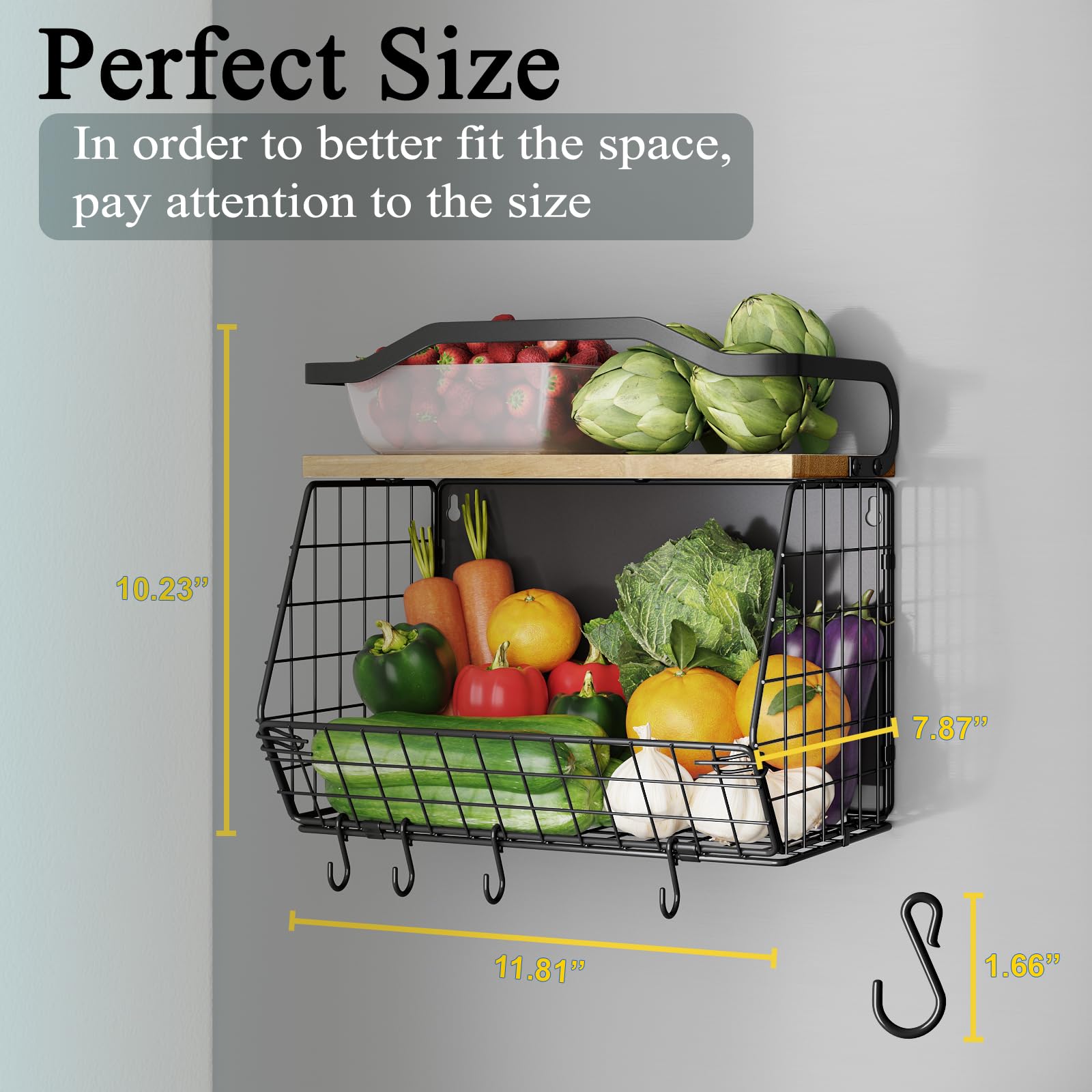 Mefirt magnetic spice rack keeps bottles within easy reach