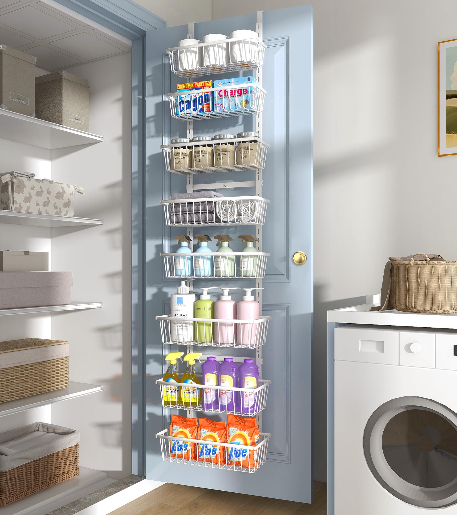 Mefirt storage solution for any room promotes tidy home organization.