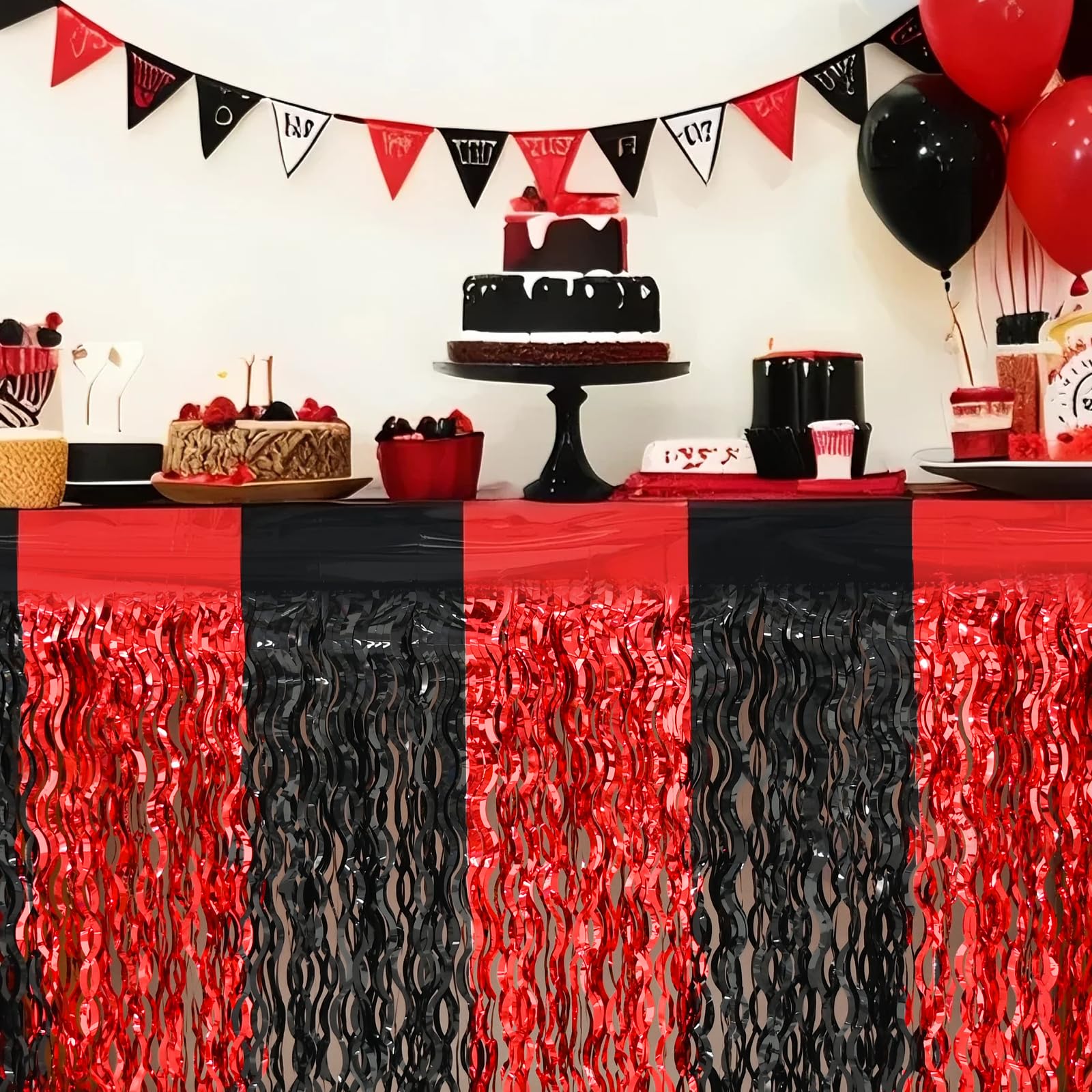 Mega-L 2025 class of 2025 grad decor in red and black palette