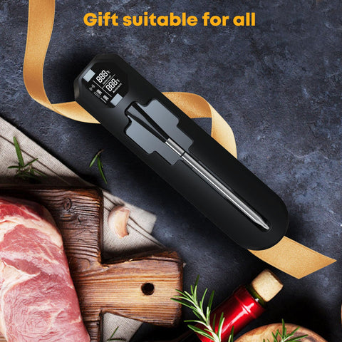 Megapuxin stainless probes are food-grade and dishwasher-safe for simple cleanup.