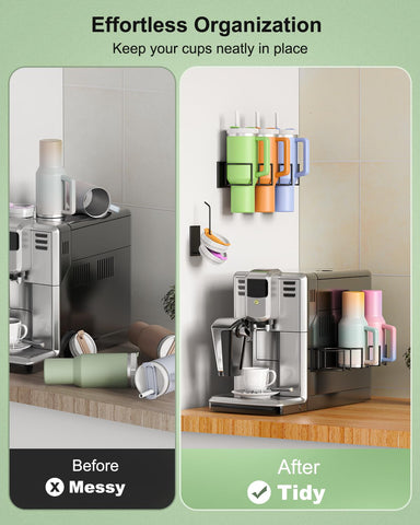 No drilling required; snap-on fridge installation.