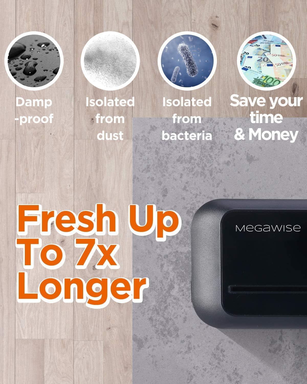 MEGAWISE 12in sealing wire supports sealing multiple bags at once.