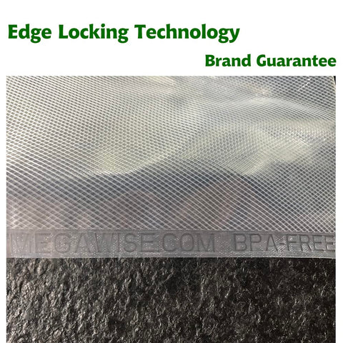 MEGAWISE sous-vide safe bags maintain texture during cooking.