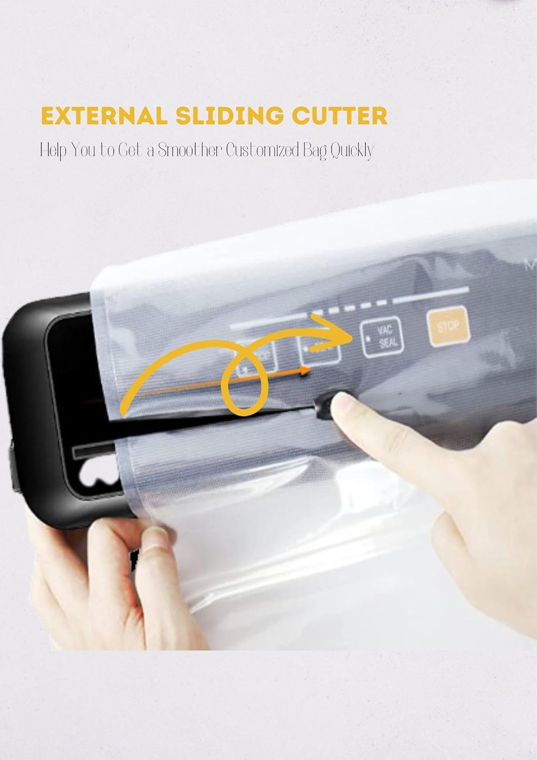 External container compatibility lets you seal with your favorite vacuum-friendly jars.