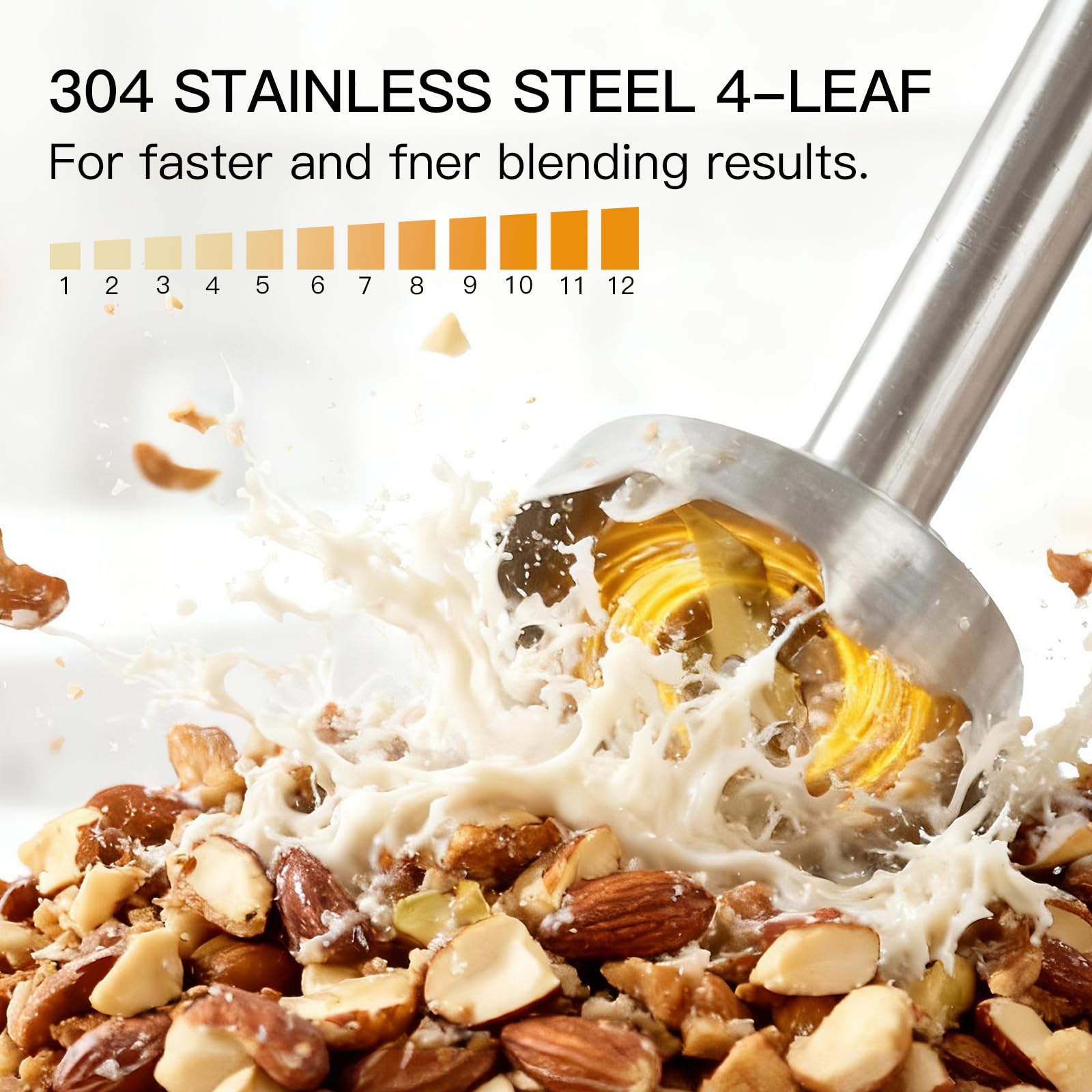 MEGAWISE stainless steel attachments ensuring durable, easy cleaning.