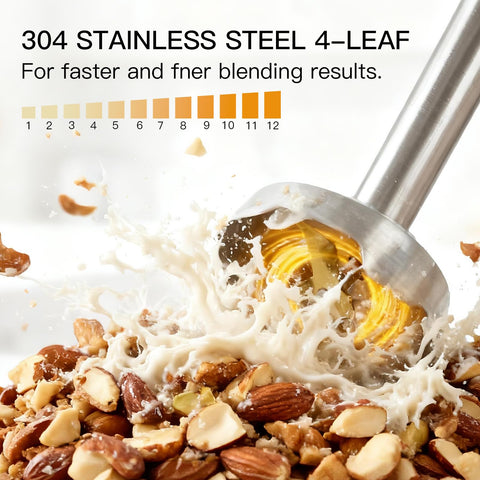 MEGAWISE stainless steel attachments ensuring durable, easy cleaning.