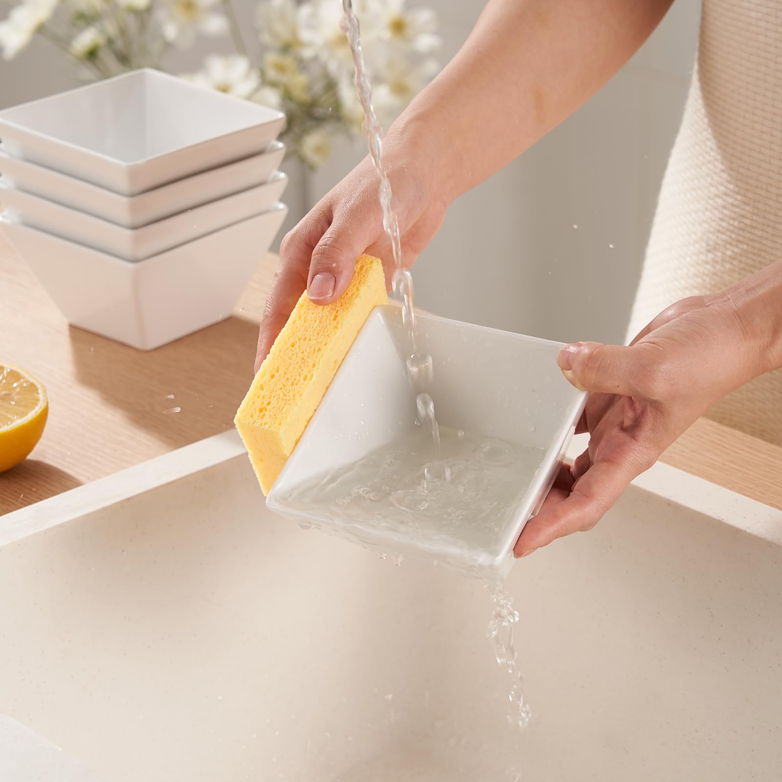 Meideal bowls are microwave and dishwasher safe for easy reheating.