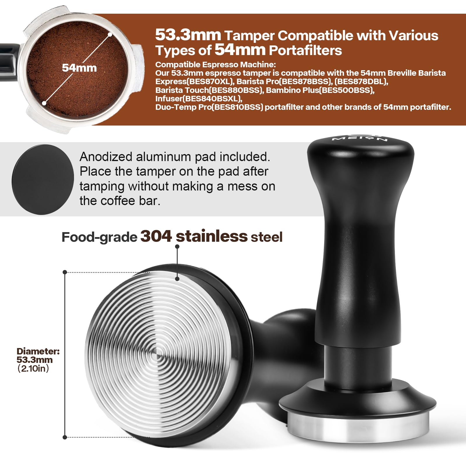 MEION ripple base promotes even saturation and minimizes donut extractions