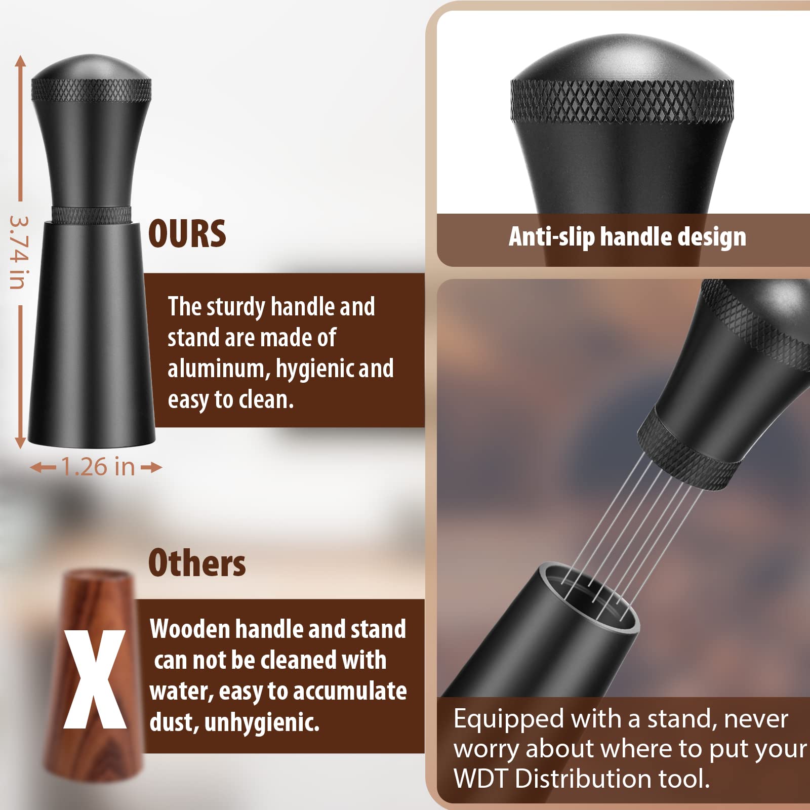 MEION WDT removable needles design enables custom needle counts.