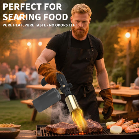 MEIRUBY cooking torch steak-searing for restaurant-like results at home