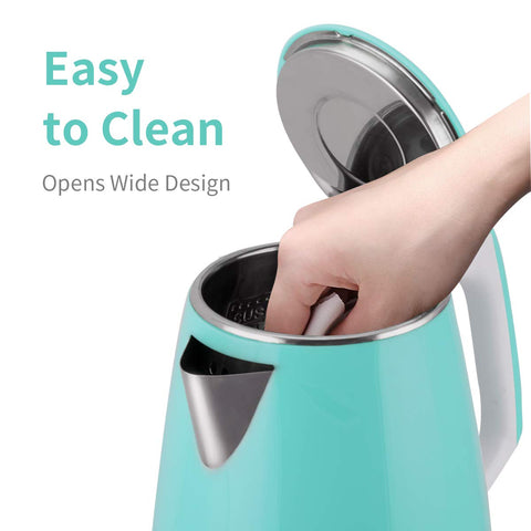 MEISON in use, rapid boiling suitable for tea, coffee, and hot water.