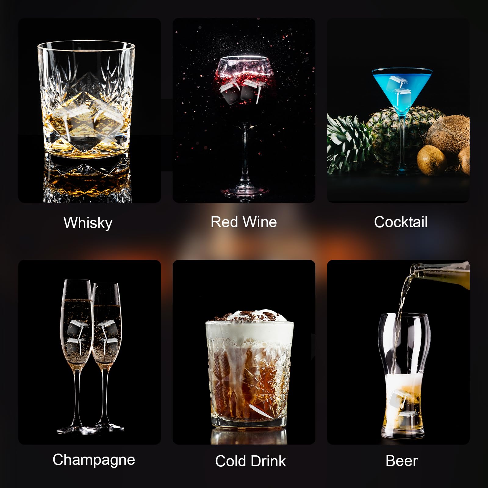 Meixingtom reusable design highlights sustainable, long-lasting beverage cooling.