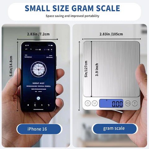 MEIYA gram scale stainless steel surface is easy to clean after baking