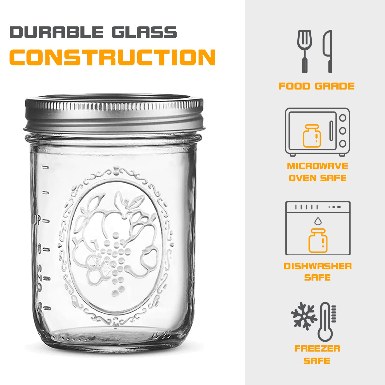Melcars jar with silicone-sealed lid for leak-proof storage.