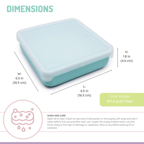 Melii dishwasher-safe silicone container simplifies cleaning after meals