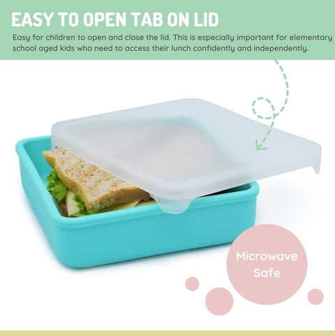 Melii microwave-safe silicone container makes reheating leftovers quick and safe