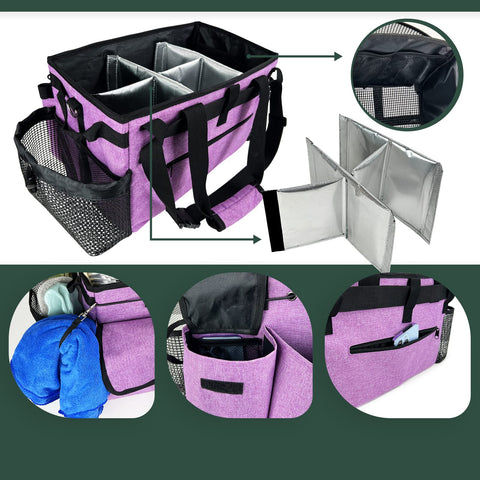 MELINON side pockets dispenser ideal for wet rags and brushes