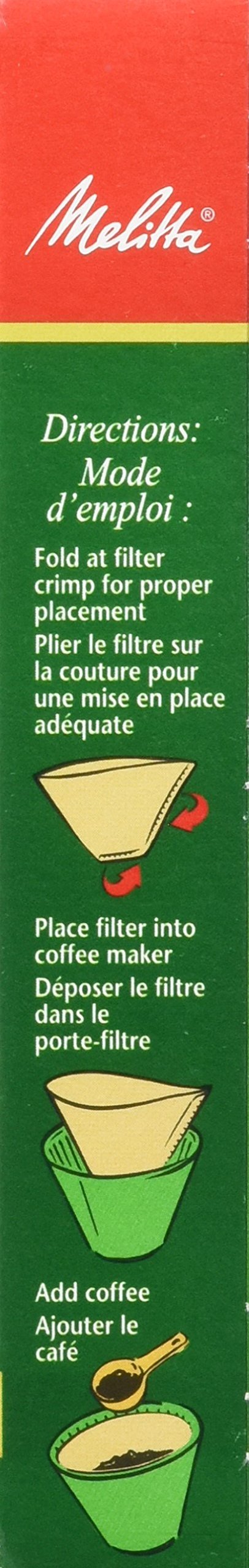 Close-up of Melitta 620122 microfine perforations for cleaner brew.